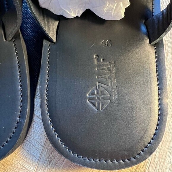 Men’s Zaaf KENYA COLLECTION MADE IN AFRICA LEATHER SANDAL. Size 46.